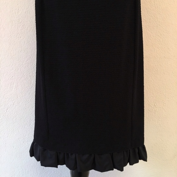 Nina Ricci Black Silk Midi Dress Size US6 / FR38 - Picture 8 of 8